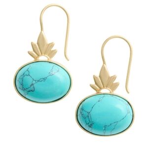 Tribe Amrapali × World Market  14k Gold Plated Turquoise Earings